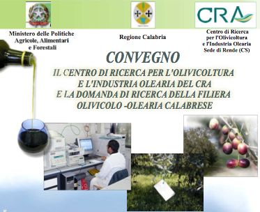 Il Cra e la filiera olivicola-olearia calabrese